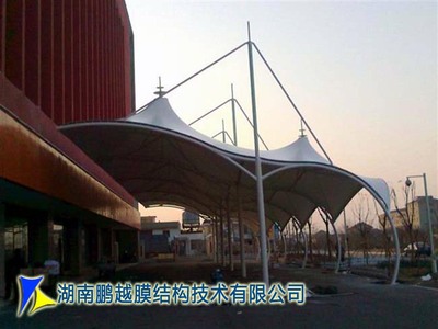 万达广场膜结构顶棚