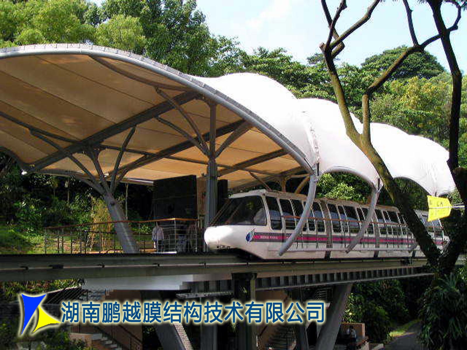 重庆轻轨膜结构顶棚