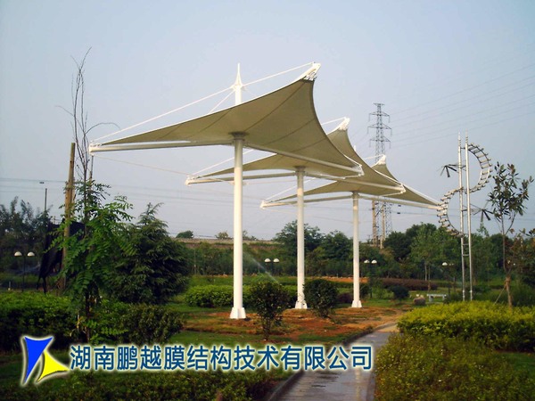 巢湖绿地膜结构景观