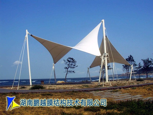 威海海景城膜结构景观