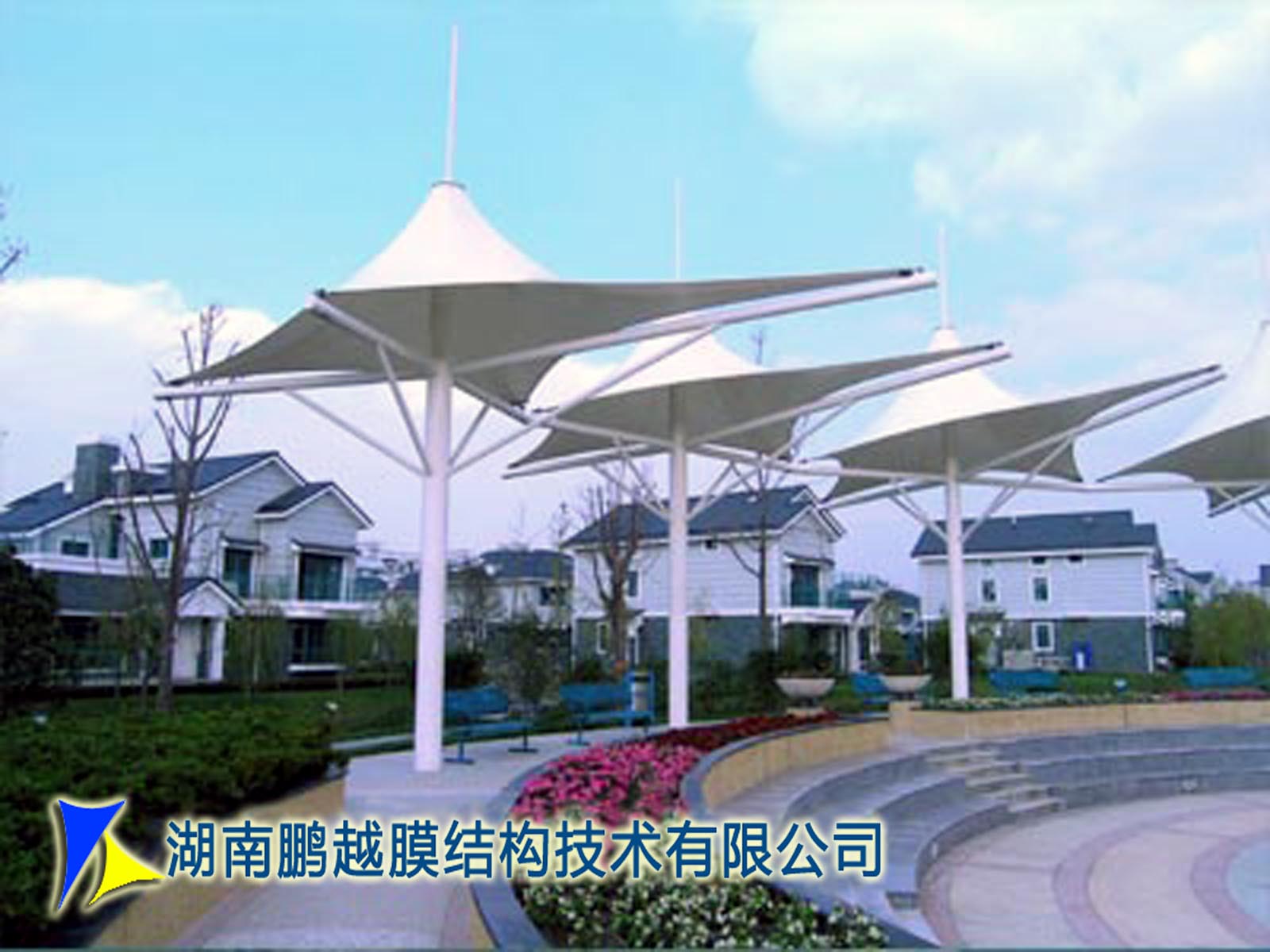 合肥工业大学膜结构景观
